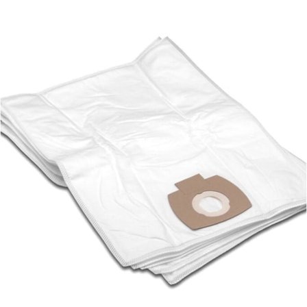 5x poser kompatible med Makita 446L, VC2010L, VC2021L, VC2511, VC2512L, VC3011L støvsugere - non-woven mikrofiber, hvid