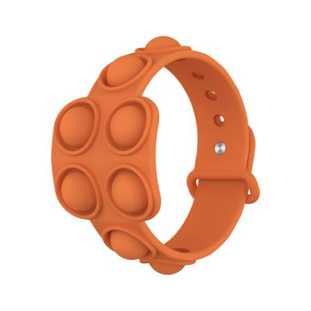 Bärbara Dekompressionsleksaker Square Push Bubble Orange