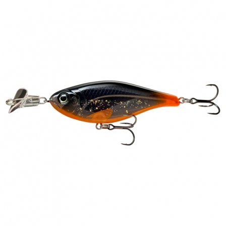 Headbanger Cranky Shad 12,7cm, 63g Slow sink - Black/Orange