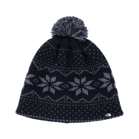 The North Face - Svart pom Beanie - Cabin Ski Tuke Pom @ Hatstore