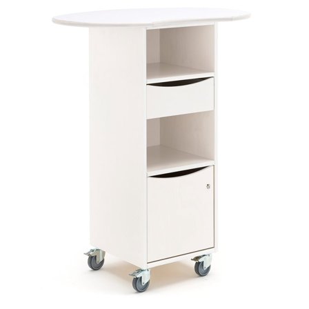 Ståpult med midterbue, med hjul