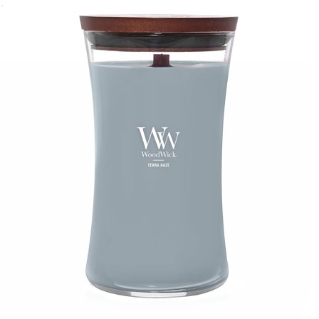 Woodwick Hourglass Candles Terra Haze 609gr - Candela Profumata