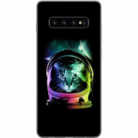 Samsung Galaxy S10 Skal / Mobilskal - Space Cat