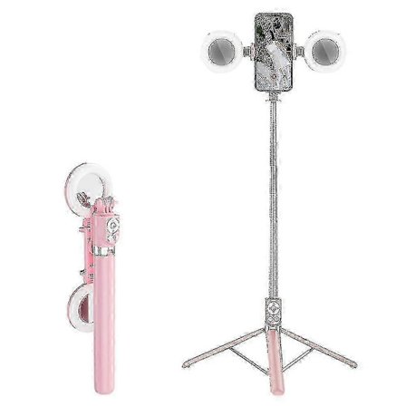 Kannettava puhelinteline kahdella valolla yökuvaukseen