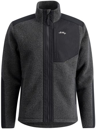 Lundhags Saruk Wool Pile Mid Full Zip M Charcoal