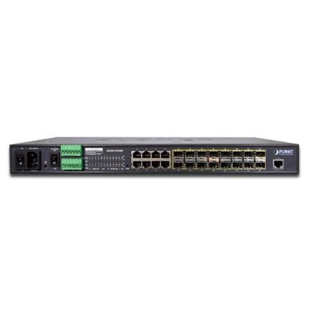 Planet MGSW-24160F - switch - 24 porter - Styrt - rackmonterbar