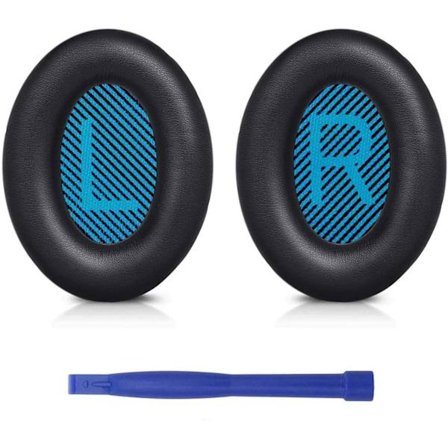 Öronkuddar kompatibla med Bose QuietComfort 15 QC15 QC25 QC2 QC35/ Ae2 Ae2i Ae2w SoundTrue & SoundLink-Black