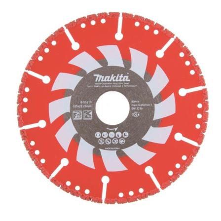 Makita Rescue B-55310 Timanttikatkaisulaikka 125x2,8x22,23 mm, Koneiden tarvikkeet & käyttöosat