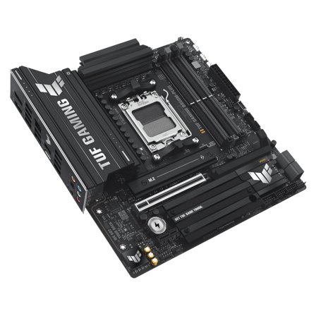 ASUS TUF GAMING B850M-PLUS Hovedkort AM5, micro-ATX, B850, DDR5, 1x PCIe 5.0, 3x M.2