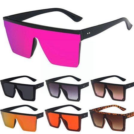 Summer New Sunglasses Women Flat Top Square Glasses Sol Shades Sun