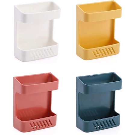 4-osainen kaukosäätimen pidike, kaukosäätimen pidikejärjestäjä, seinään asennettava