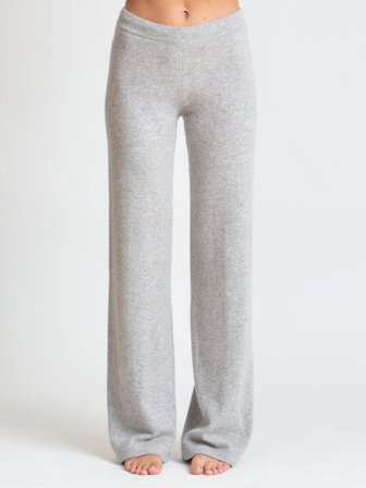 Kashmina - Kashmirbukse "Classic pants" - lys grå - Size S