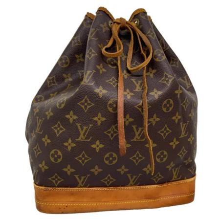 Louis Vuitton Vintage, Pre-owned Noe Monogram Bag Bruin, Dames, Maat:ONE Size,leer