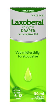 Laxoberal Dråper 7,5mg/ml, 30 ml