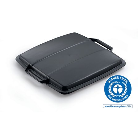 DURABLE Lock DURABIN Eco 90L svart - Lyreco - Städ och hygien - Avfallshantering och källsortering - Sortering och återvinning