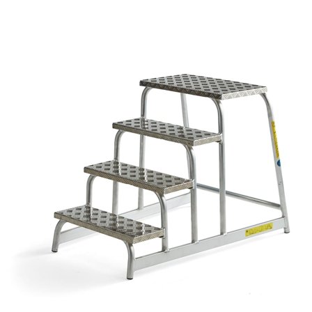 Step stool INCREASE, 4 steps, platform height 800 mm