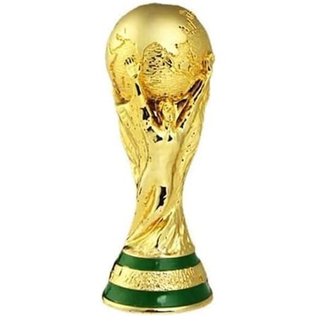 Qatarin jalkapallon MM-pokaali, kultaiset pokaalit mukautetulla kaiverruksella, omista keräilyversio maailman suurimmasta jalkapallopalkinnosta (5,11 