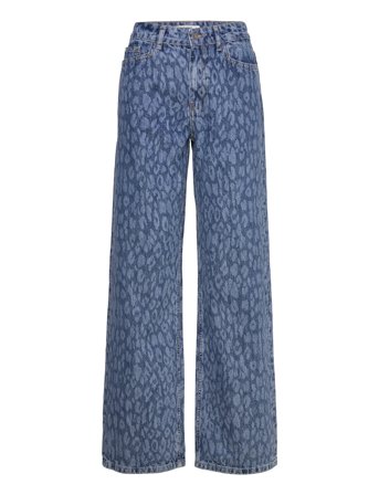 Dante6 | Dante6-Nuit Leopard Wide Leg Jeans | 32