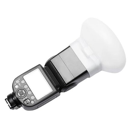 2 stk. MF-DD Dental Diffuser Silikagel Diffusjonskuppelsett for Godox MF12 Universal Blits Silikon