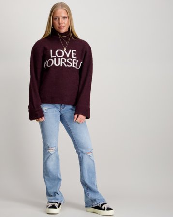 Gina Tricot Young Chunky low flare jeans Blau Jeans Mädchen - Kids Brand Store