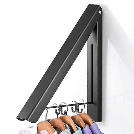 Hopfällbar klädhängare för väggmontering, hopfällbar klädhängare Hy