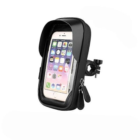 Elektrisk bil mobiltelefonfäste motorcykel mountainbike mobiltelefon navigationsfäste paket - vattentätt cykel mobiltelefonfäste svart