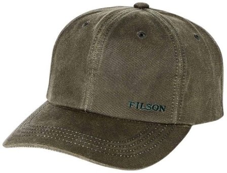 Filson Oil Tin Low-Profile Logger Cap Otter Green