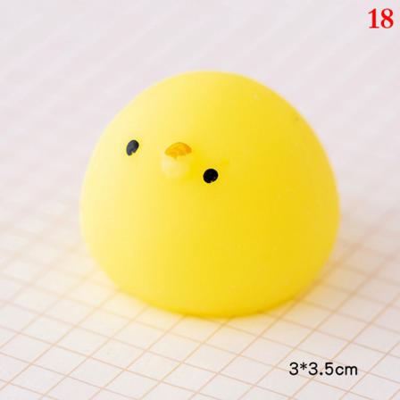 Kawaii Animal Soft Mochi Fidget Toys Antisensoriska Leksaker För Adu