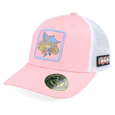 Yu-Gi-Oh! - Rosa trucker Cap - Dark Magician Girl Pink/White Trucker - Yu-Gi-Oh @ Hatstore