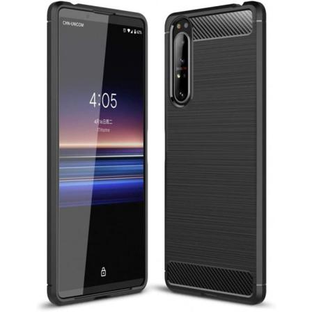 Xperia 1 Ii Stöttåligt Skal Slimcarbon (xq-at51) Svart