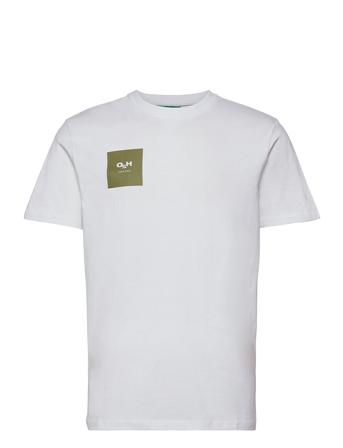 Lyø Organic Tee T-shirts Short-sleeved Hvit H2O*Betinget Tilbud