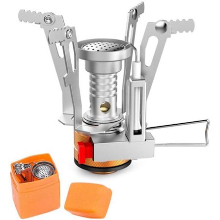 Camping komfyr - Gasskomfyr - Sammenleggbar gasskomfyr - Egnet for utendørsaktiviteter, camping, fotturer og piknik.