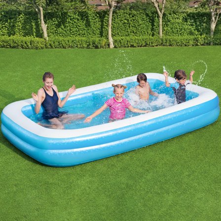 Oppustelig Familiepool Blå
