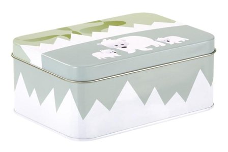 Blafre Matboks Metall Polar Grå