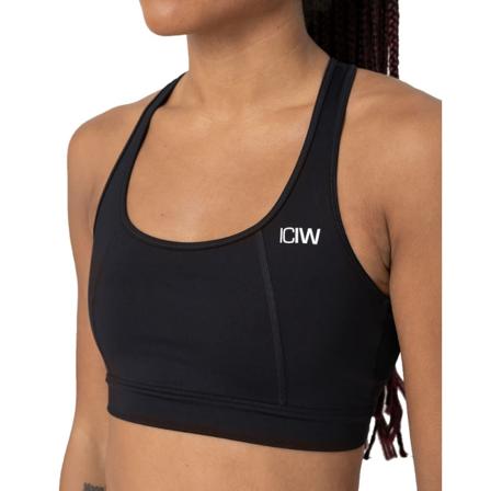 ICANIWILL Classic Sports Bra Women undergarment Black M