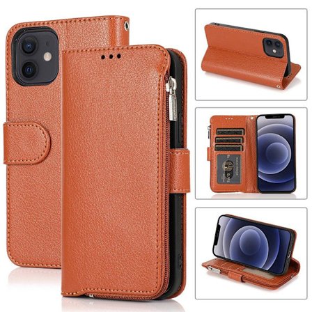 iPhone 12 Mini - Elegant Smidigt Plånboksfodral