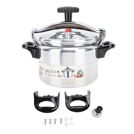 Painekattila paksu antistick-pinnoitteella, suuri kapasiteetti, räjähdyssuojattu alumiininen painekattila kaupalliseen ja kotikäyttöön 3L