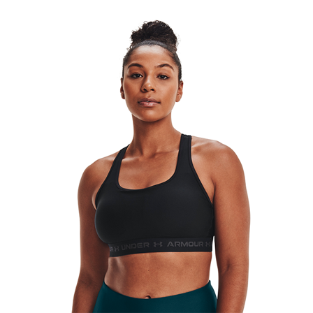 Under Armour UA Crossback Mid Bra, Black
