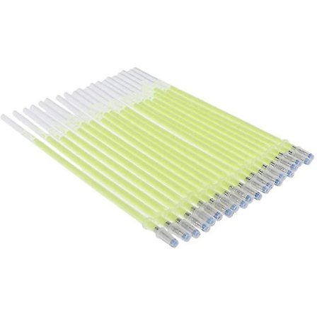 20 stk Fargede Glitter Gel Penner Fyll Graffiti Maling Gul