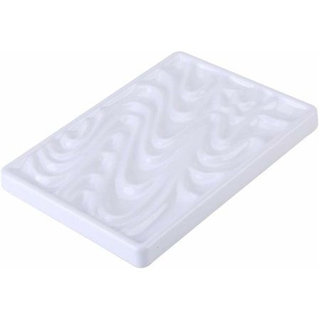 Bølget palle imitation keramik kunstner palle akvarel maling blandingspalette til børn, begyndere, studerende og professionelle kunstnere