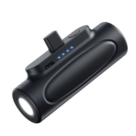 TD Powerbank 5000mAh Portabel Trådlös Laddning Powerbank Mini Kompakt Nödladdare