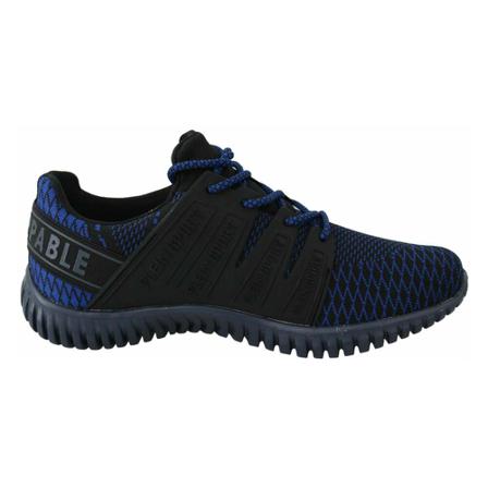 Plein Sport Polyester Runner Mason Sneakers Schoenen , Blauw , Heren , Maat: 40 EU
