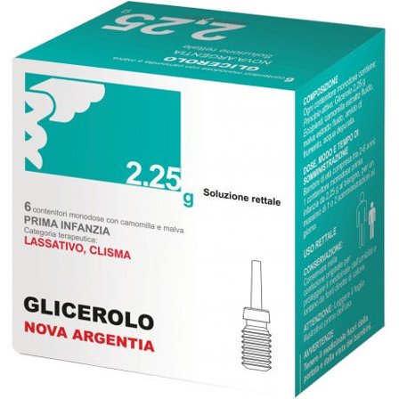 Glicerolo Prima Infanzia 6 Contenitori Monodose 2,25g Soluzione
