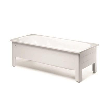 Gustavsberg GB21701 Fuld front stand hvid, med front og gavl 1700 mm, Badeværelse