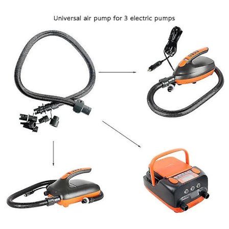 Kajak Paddleboard Surfboard Assault Båd Tilbehør Elektrisk Luftpumpe Oppustelig Slange Til Stermay