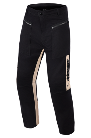Spodnie Motocyklowe Alpinestars Flex-Ast Canvas Czarny/Aluminiowy 4XL