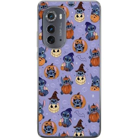 Motorola Edge (2022) Gjennomsiktig deksel Stitch halloween