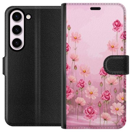 Yhteensopiva Lompakkokotelo Samsung Galaxy S23 Petal Reverie Soft Blush