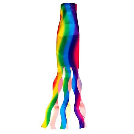 Regnbue vindstrømpe vindstrømmer flagg hage camping dekorasjon flagg