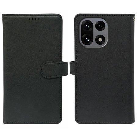 OnePlus 15 5G Plånboksfodral PU Läder - Svart